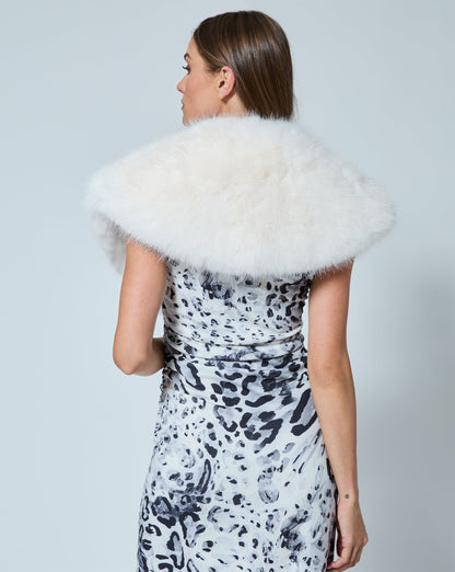 Petite Fox Faux Fur Wrap