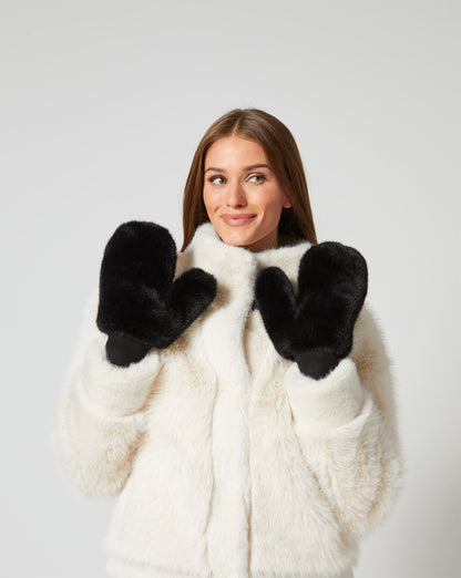 Mink Faux Fur Mitten