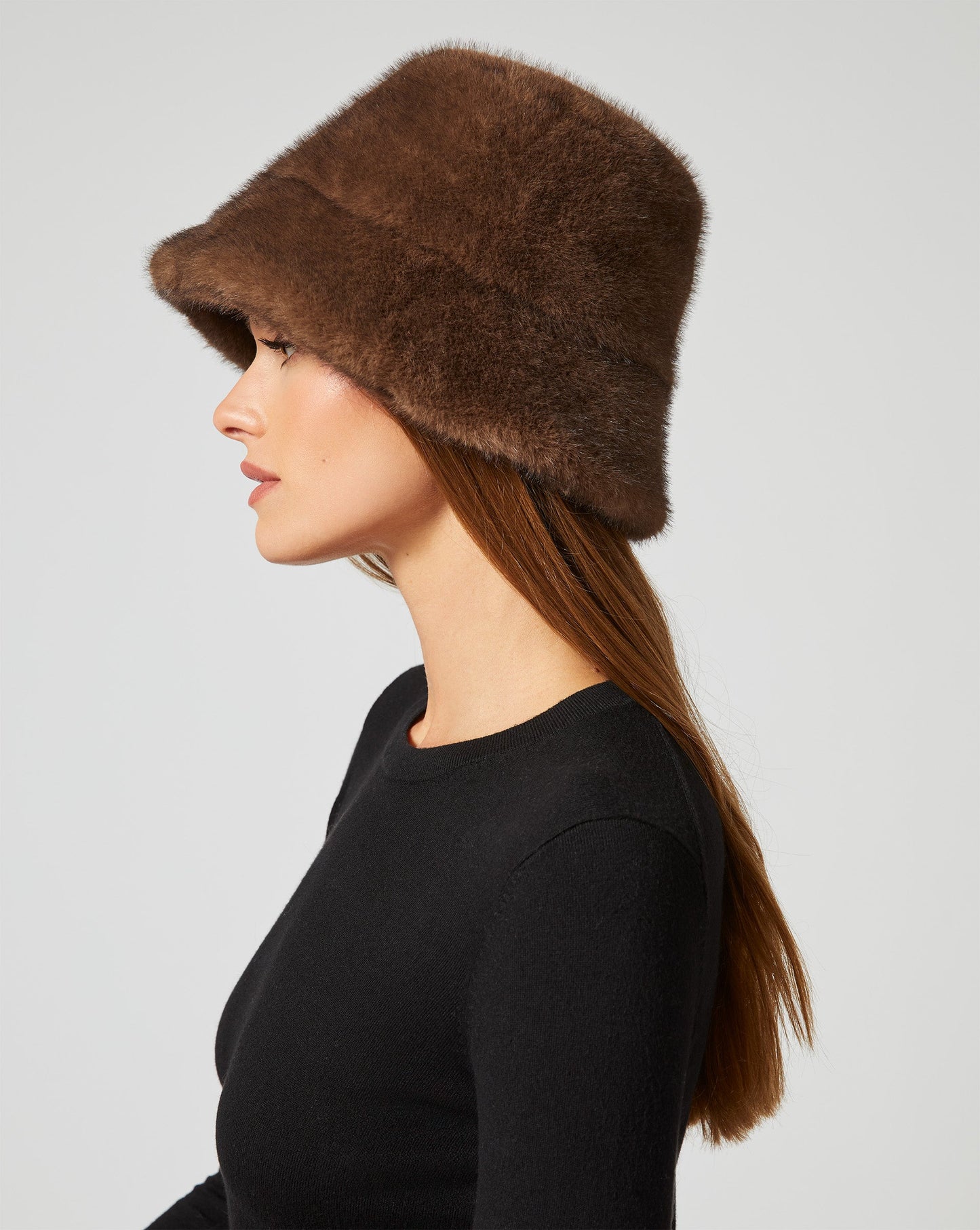 Mink Faux Fur Bucket Hat