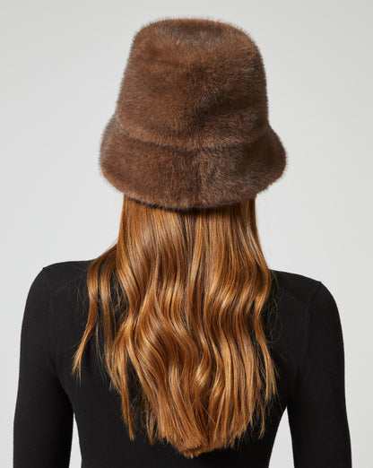 Mink Faux Fur Bucket Hat