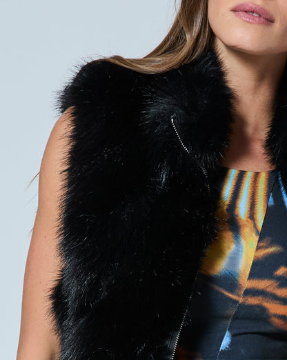 Icon Fox Faux Fur Vest