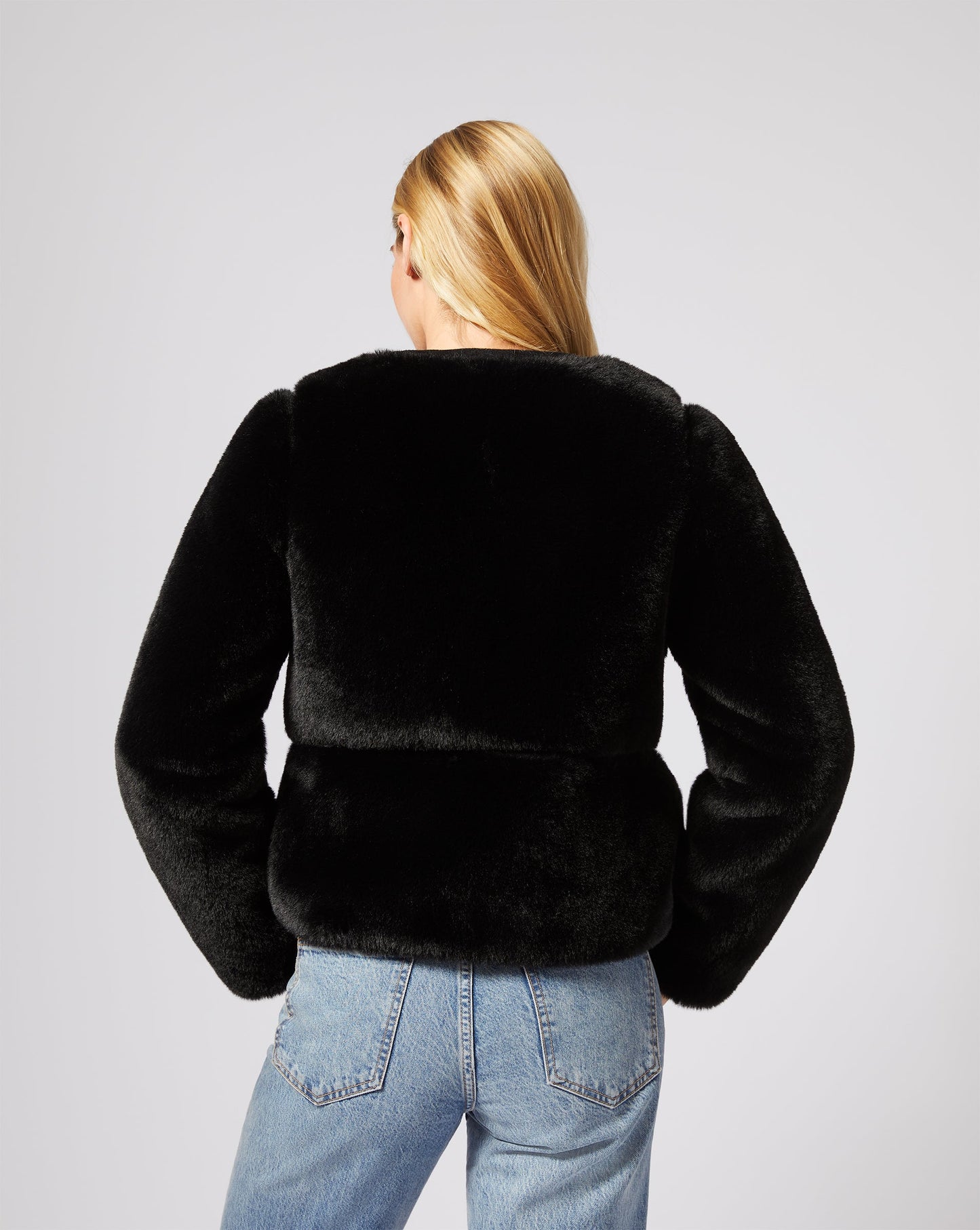 Simone Mink Faux Fur Jacket