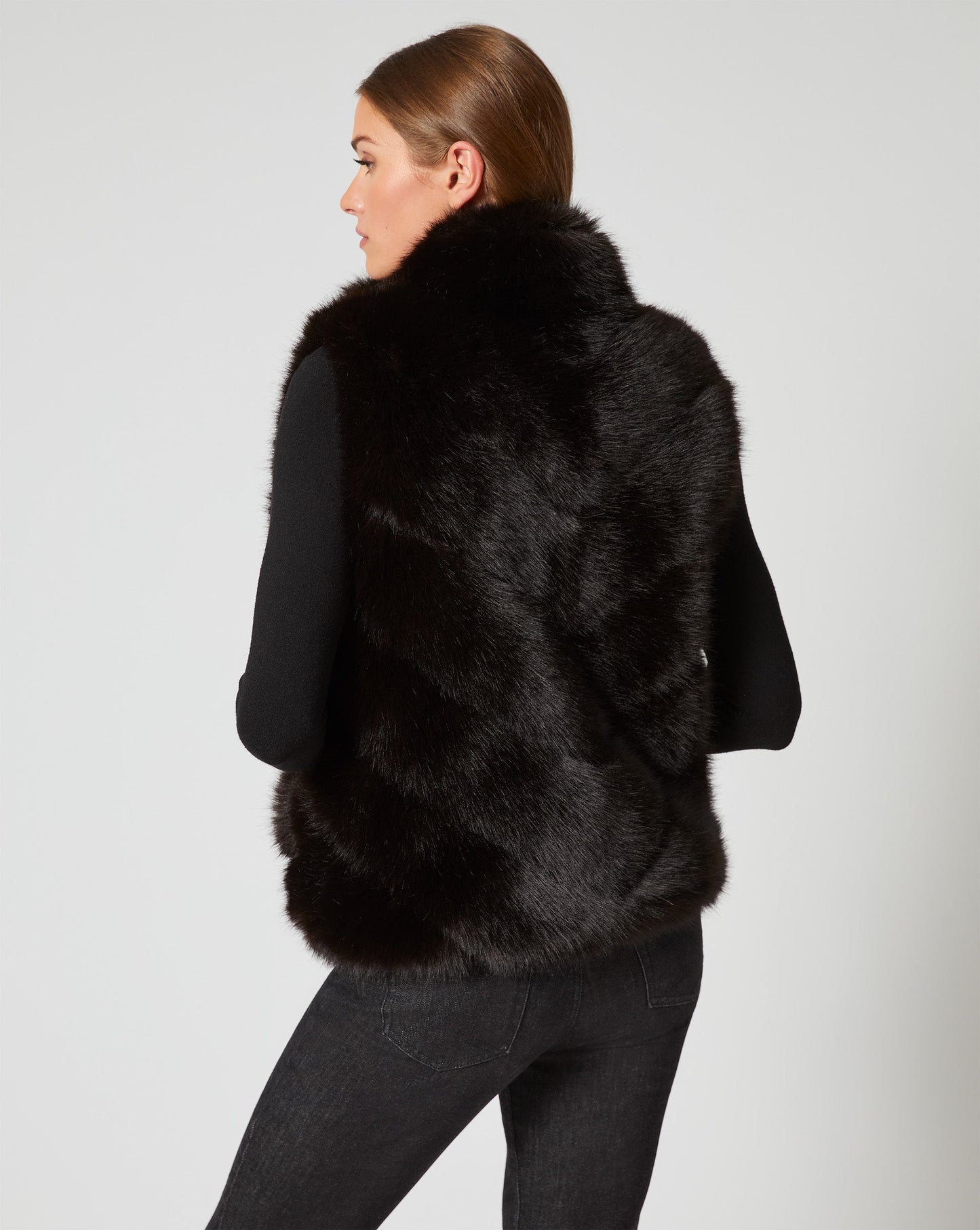 Fox Faux Fur Zip Vest