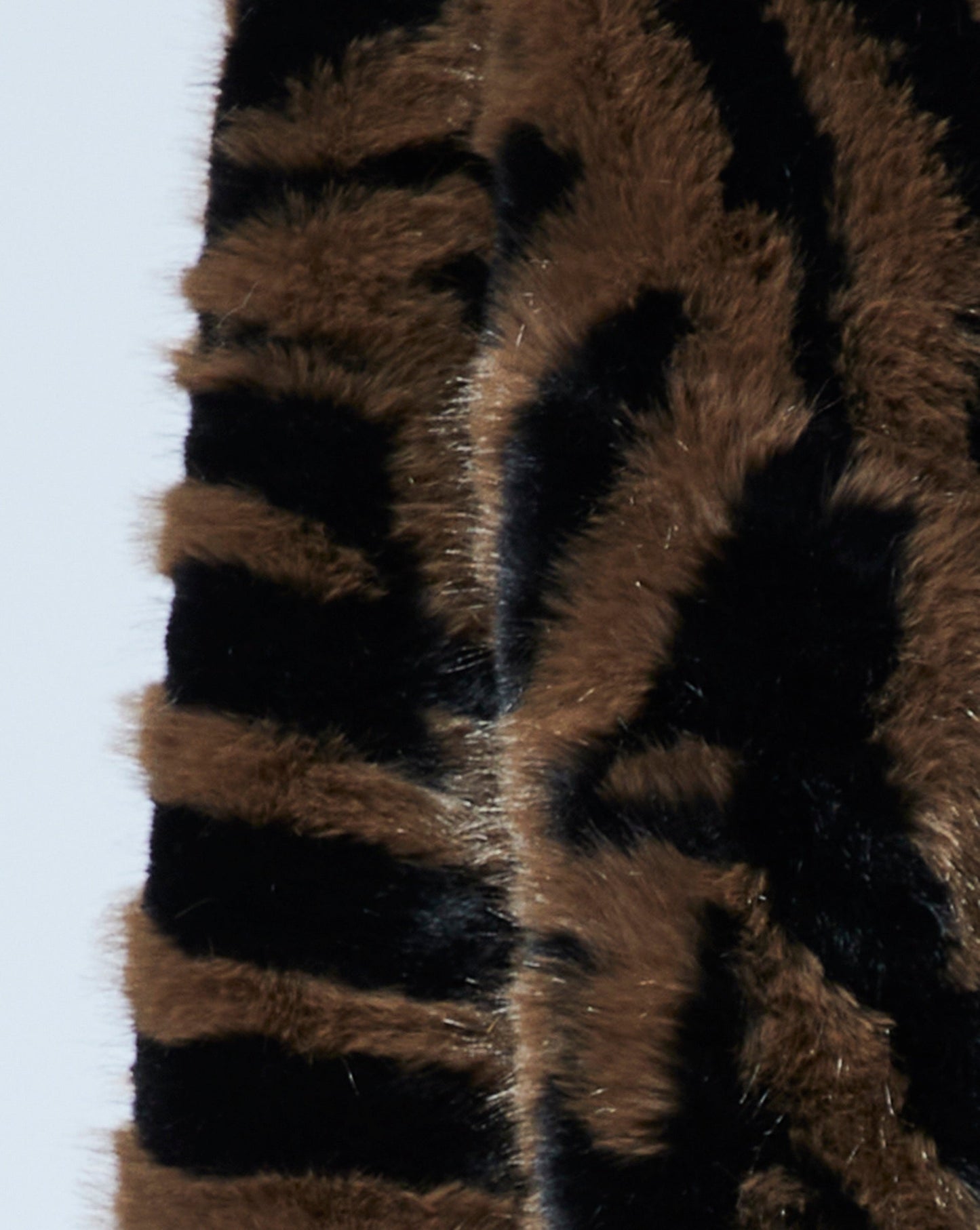 Animal Print Fox Faux Fur Jacket