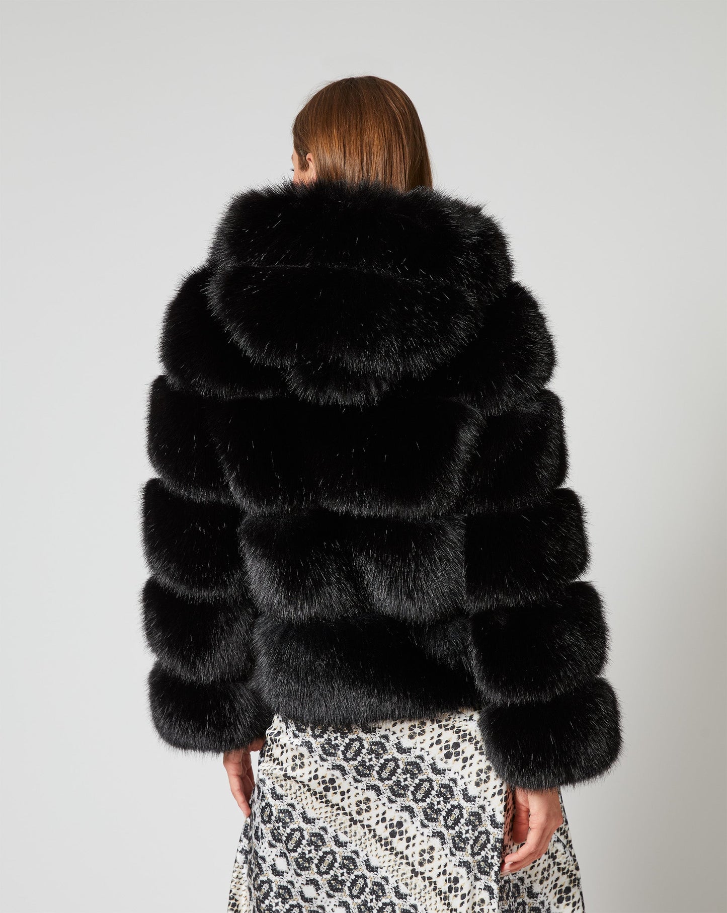 Landau Hooded Fox Faux Fur Jacket