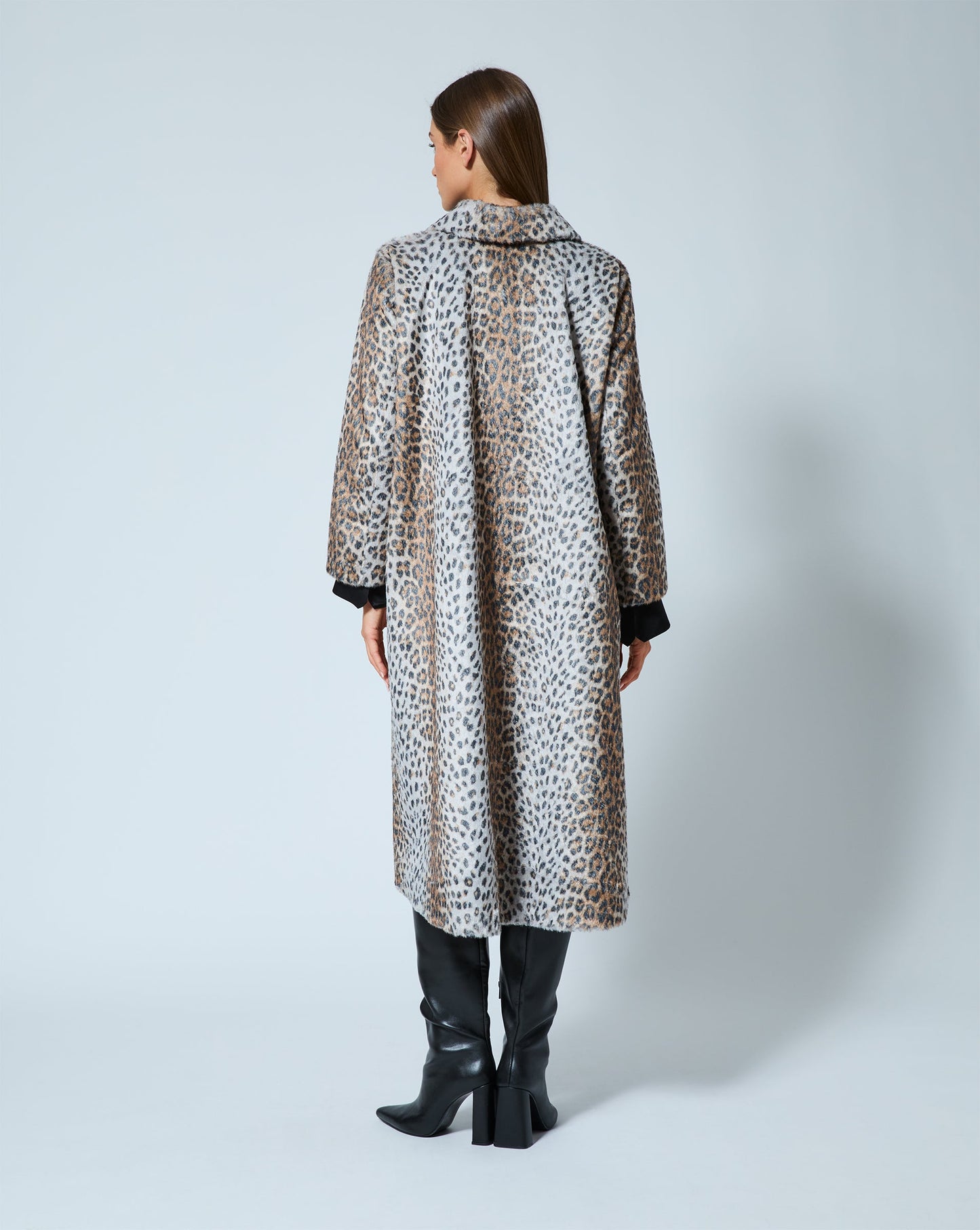 Cheetah Print Maxi Coat