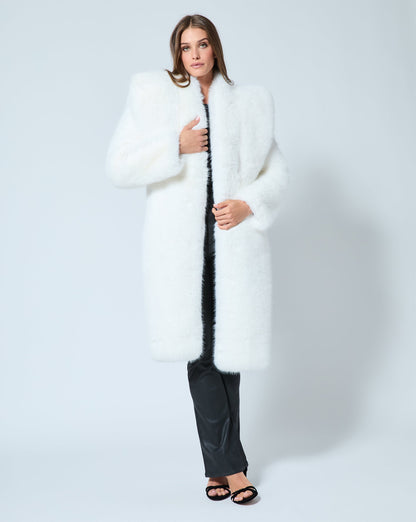 Hourglass Fox Faux Fur Coat