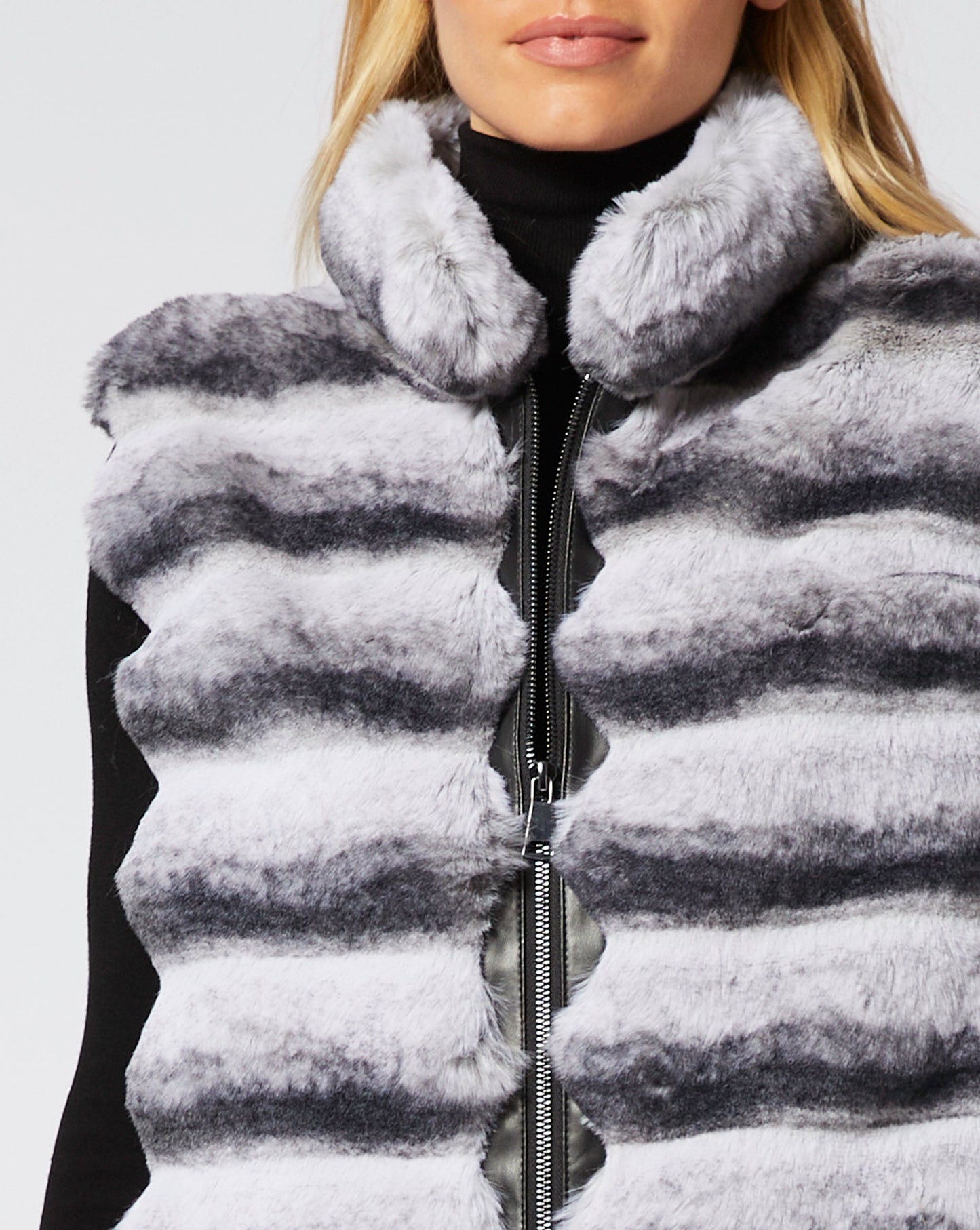 Chinchilla Faux Fur Vest