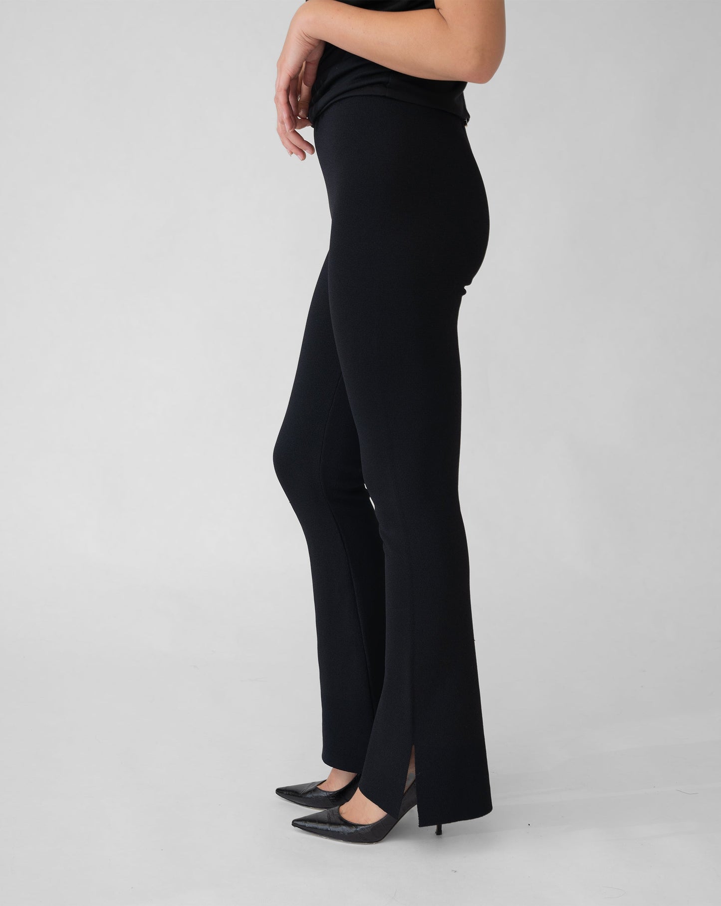 Split Hem Sweater Pant