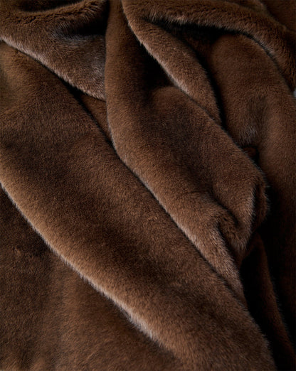 Mink Faux Fur Throw