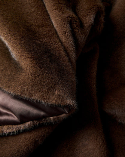 Mink Faux Fur Throw