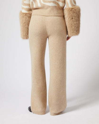 Cashmere Wide Leg Pant