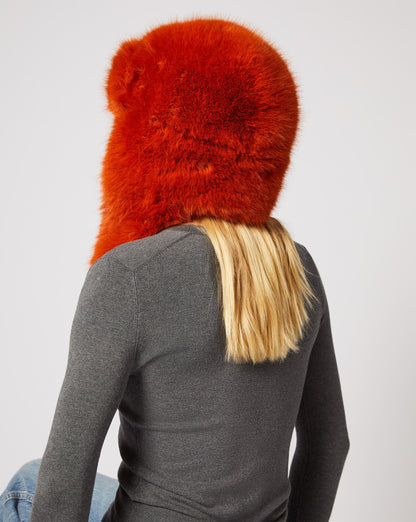 Lauren Fox Faux Fur Trapper Hat