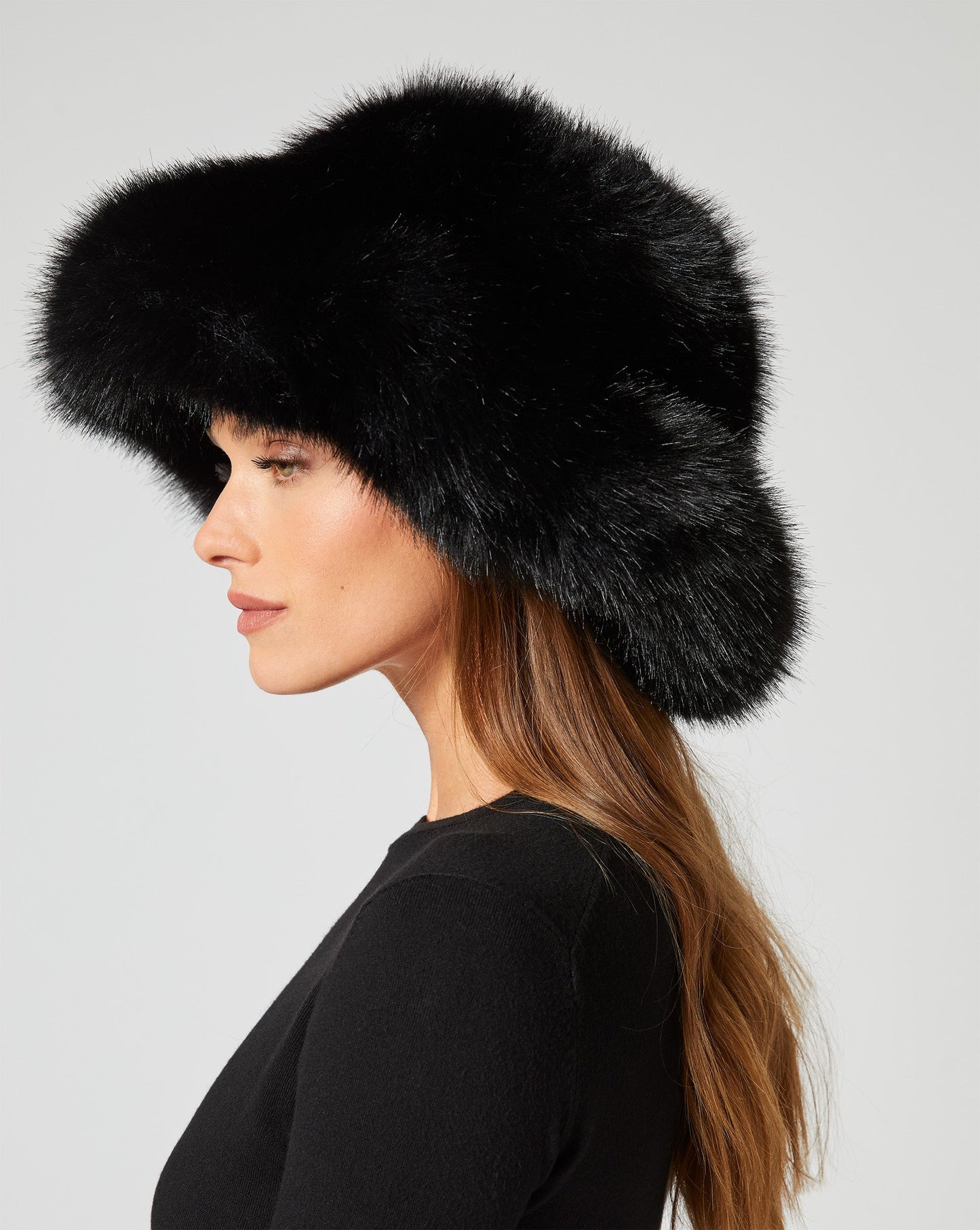 Landau Fox Faux Fur Hat