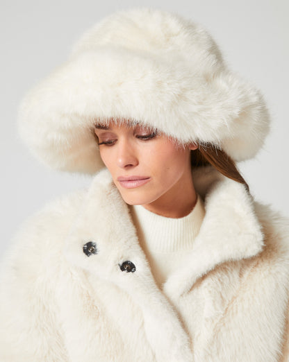 Landau Fox Faux Fur Hat