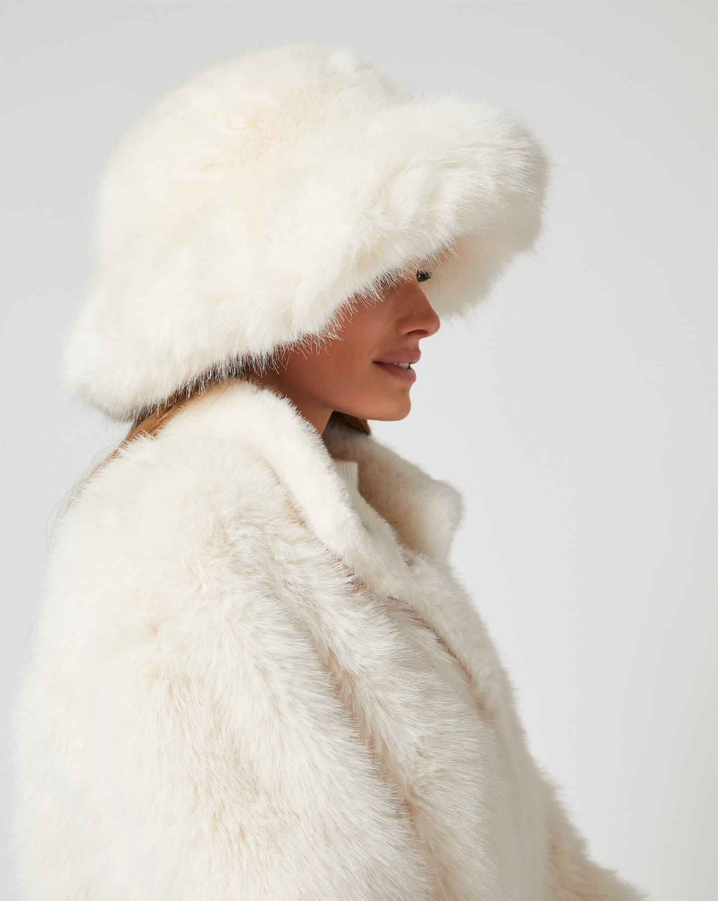 Landau Fox Faux Fur Hat