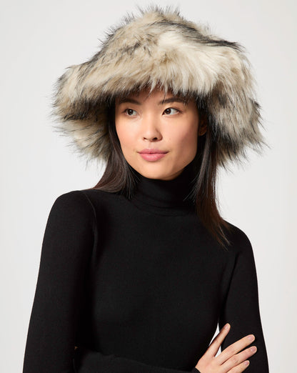 Long Hair Racoon Faux Fur Hat