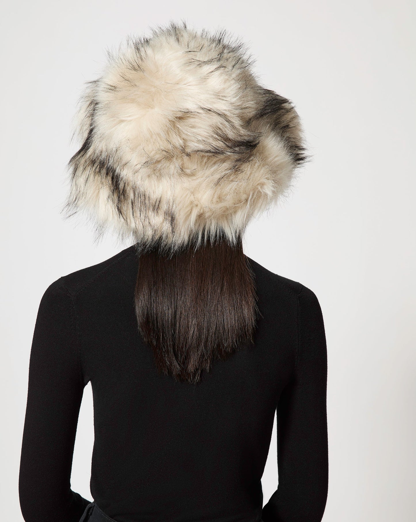 Long Hair Racoon Faux Fur Hat