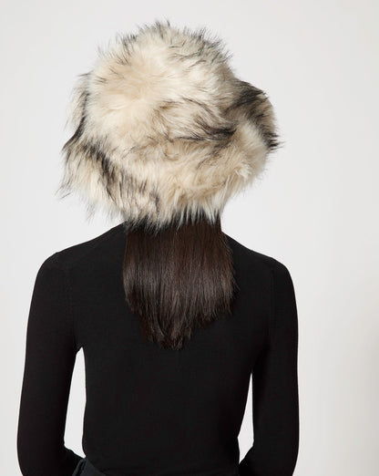 Long Hair Racoon Faux Fur Hat