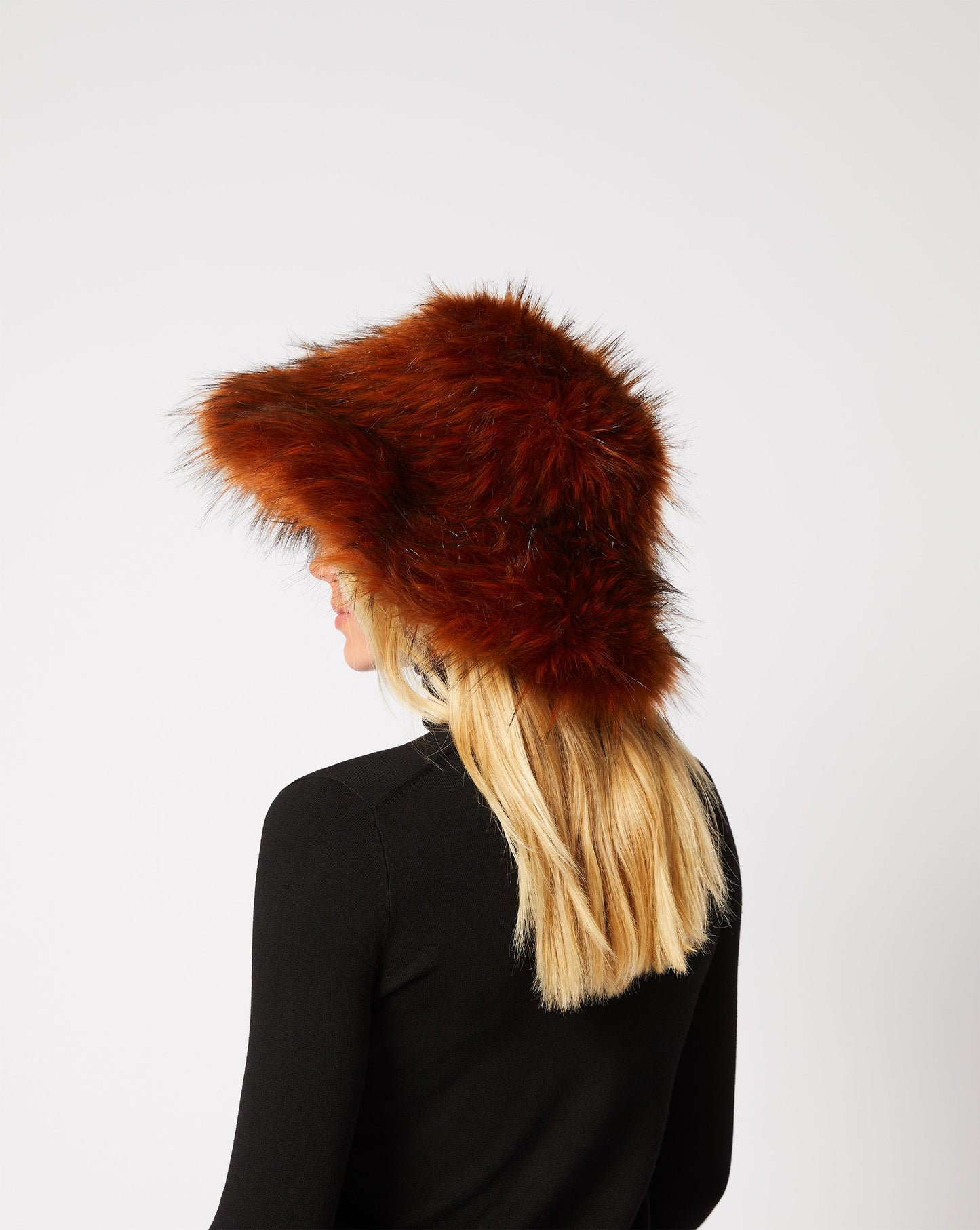 Long Hair Racoon Faux Fur Hat