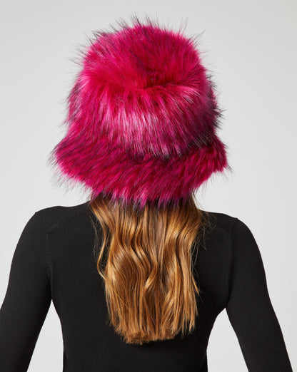 Long Hair Racoon Faux Fur Hat