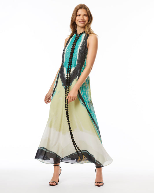 Brushstoke Maxi Dress