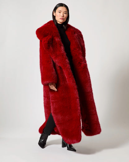 Glam Fox Faux Fur Coat