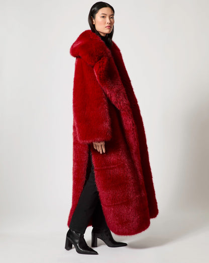 Glam Fox Faux Fur Coat