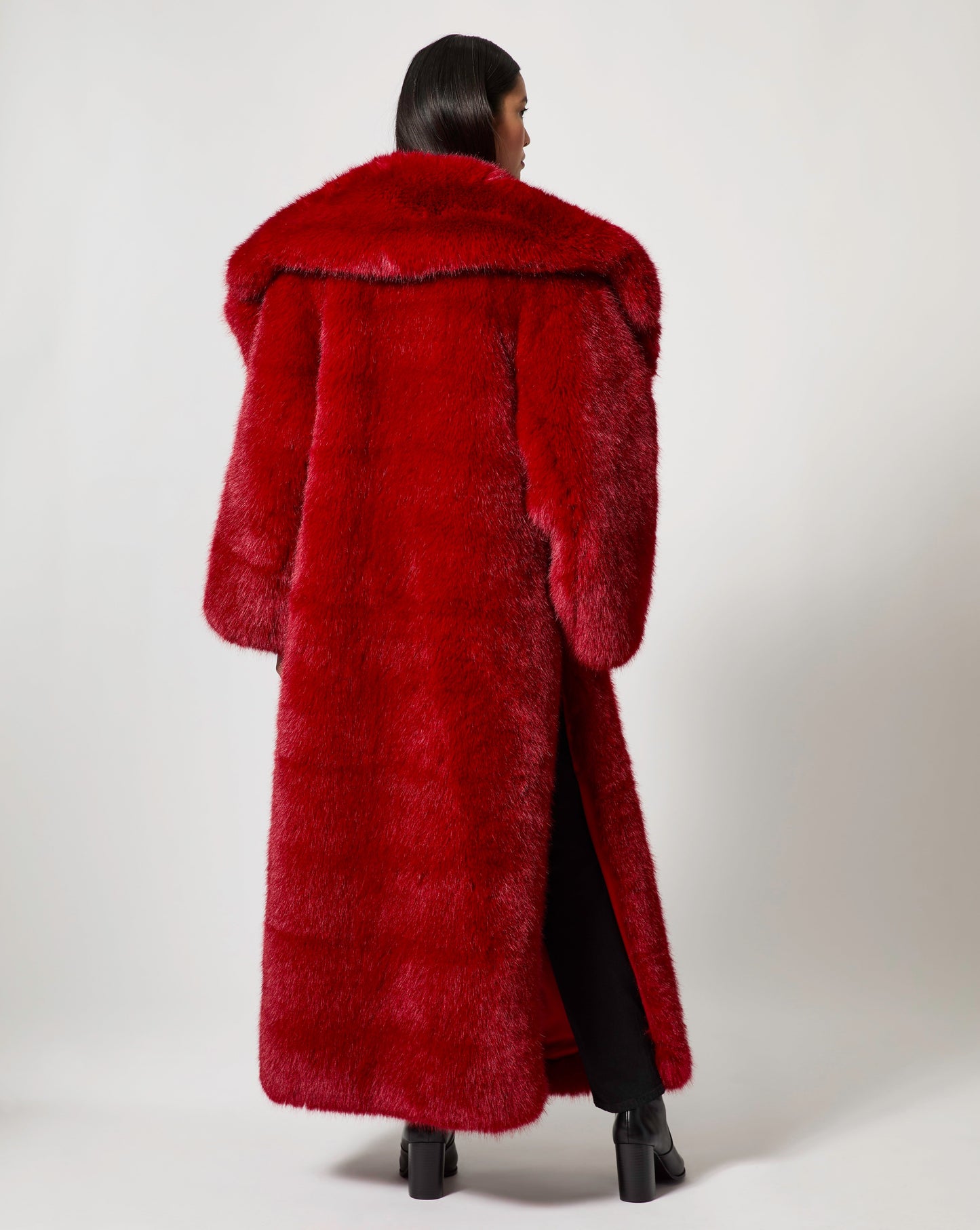 Glam Fox Faux Fur Coat