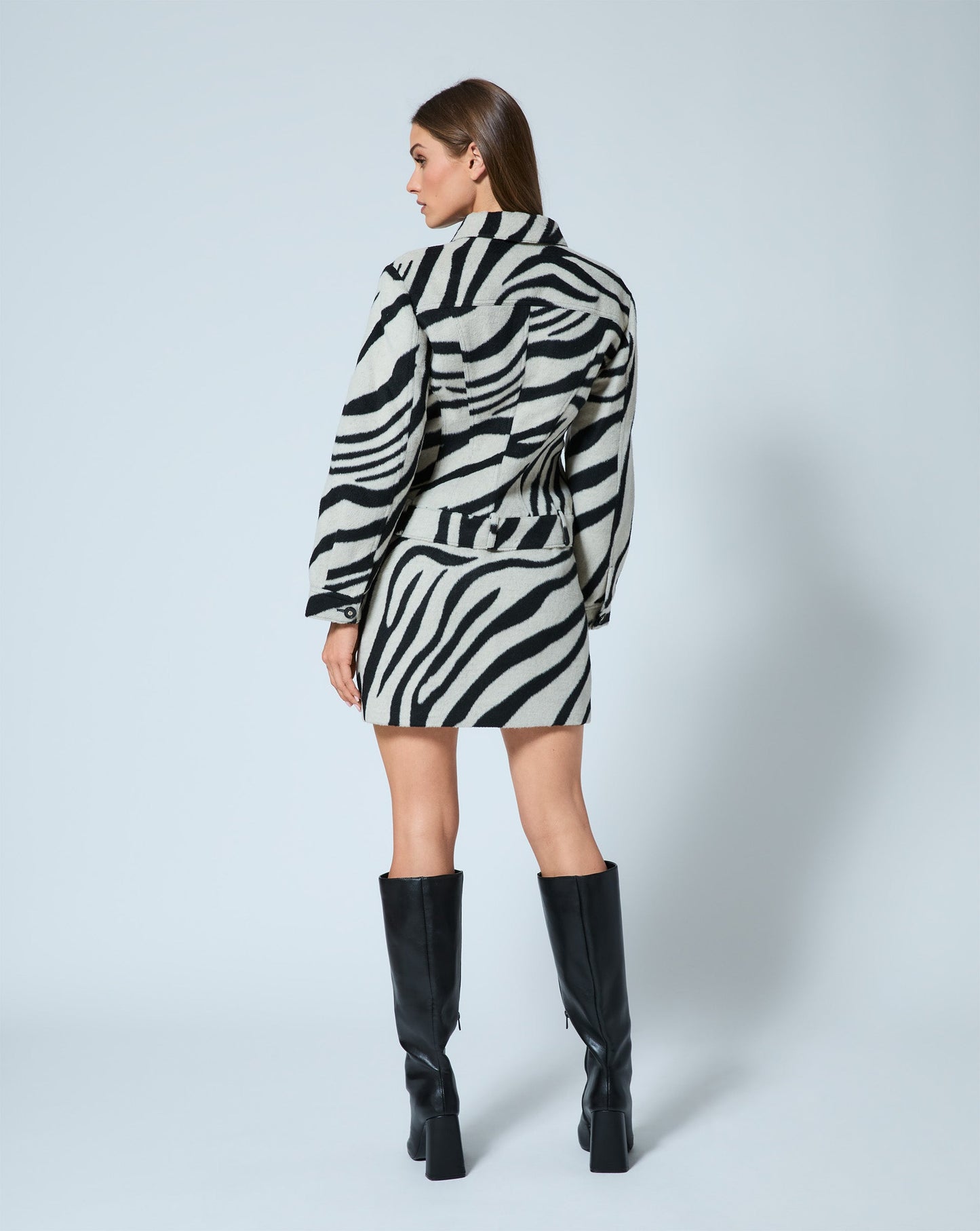 Zebra Trucker Jacket