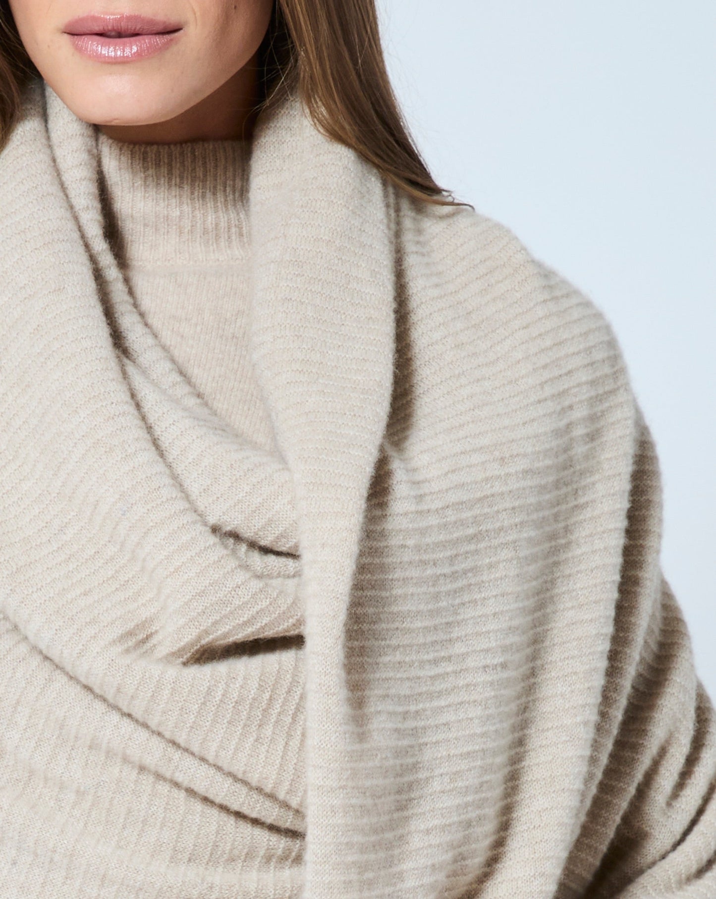 Cashmere Wrap Scarf Vest